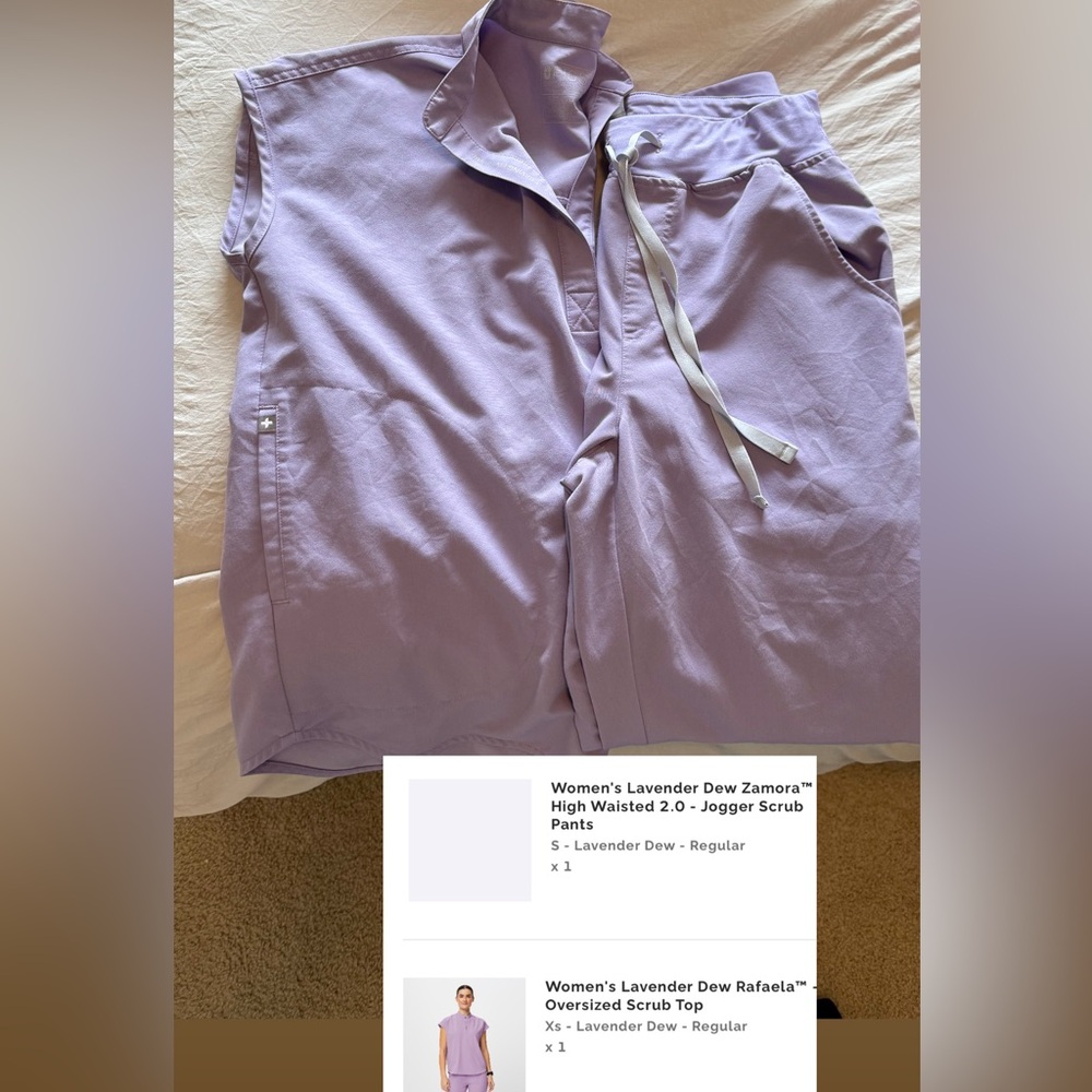 Fibs scrub set Xs/S